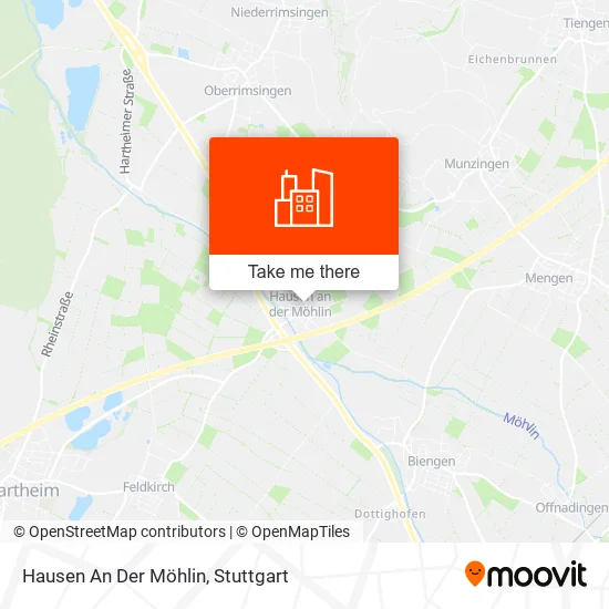 Hausen An Der Möhlin map