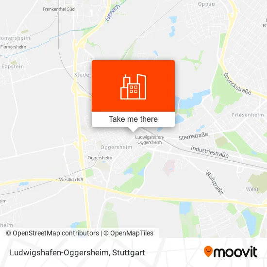 Карта Ludwigshafen-Oggersheim