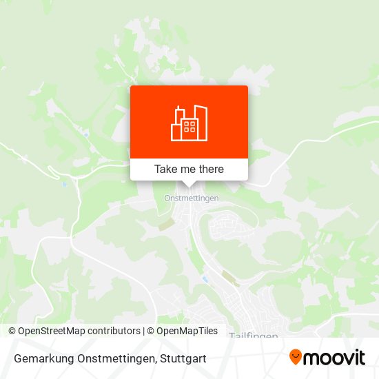 Gemarkung Onstmettingen map