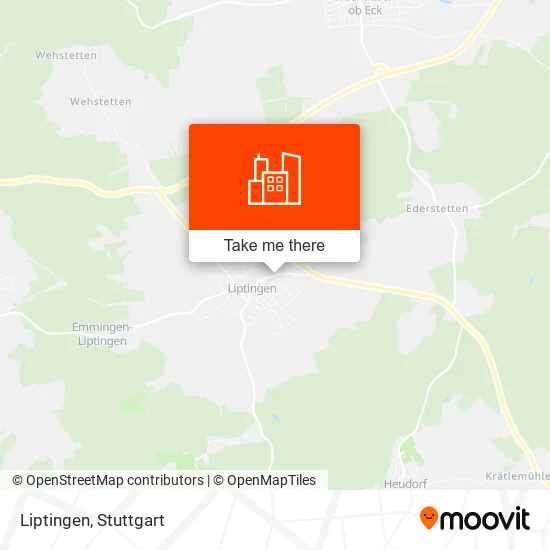 Карта Liptingen