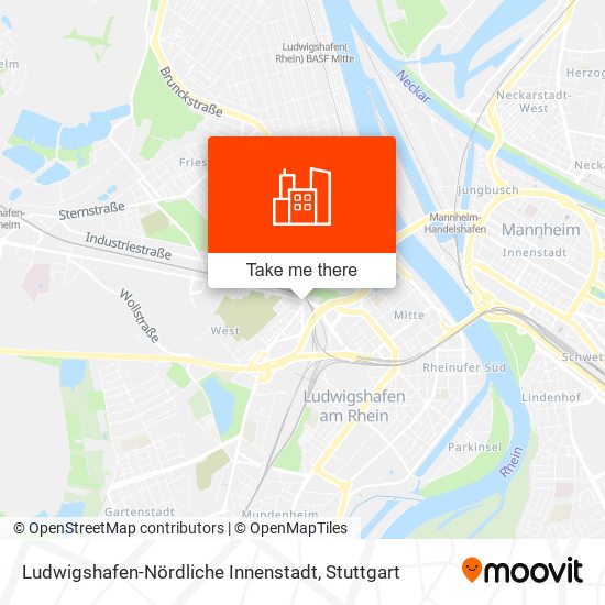 Карта Ludwigshafen-Nördliche Innenstadt