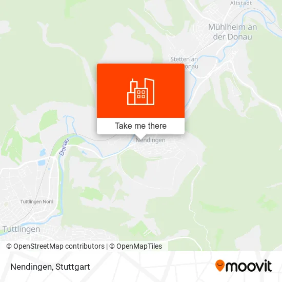 Карта Nendingen