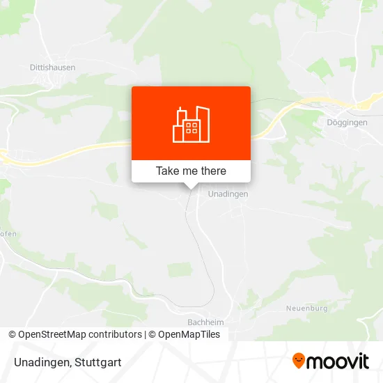 Карта Unadingen