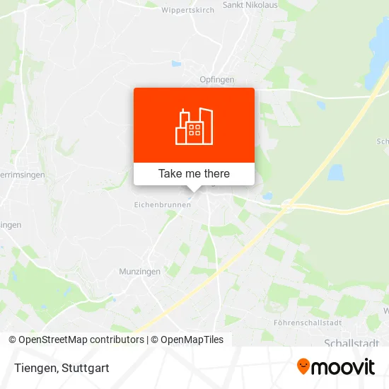 Tiengen map