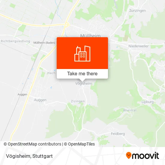 Vögisheim map