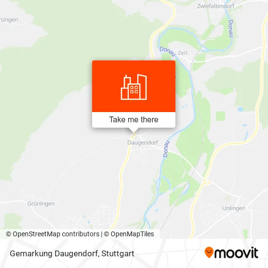 Карта Gemarkung Daugendorf