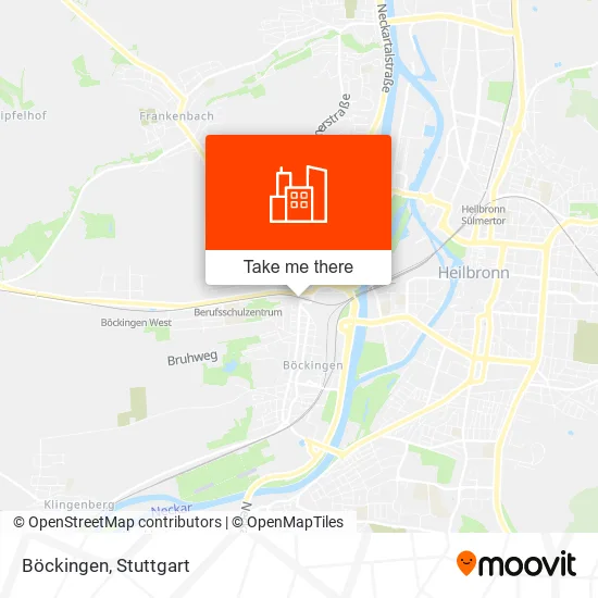 Böckingen map