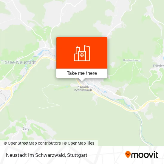 Карта Neustadt Im Schwarzwald