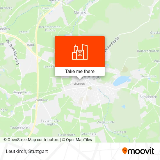Leutkirch map