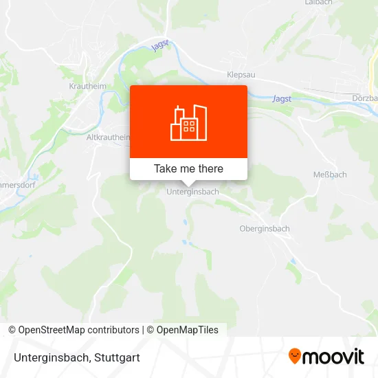 Карта Unterginsbach