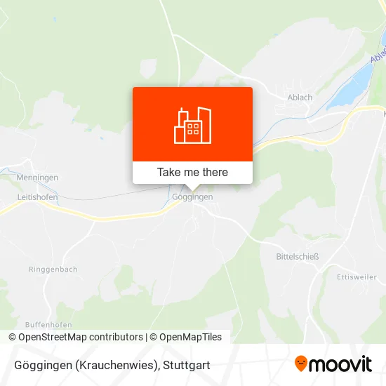 Карта Göggingen (Krauchenwies)