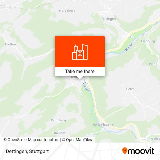 Dettingen map