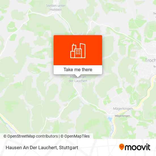 Карта Hausen An Der Lauchert