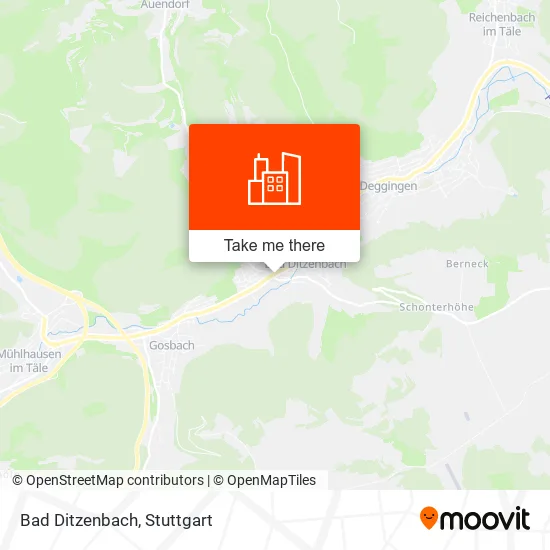Карта Bad Ditzenbach