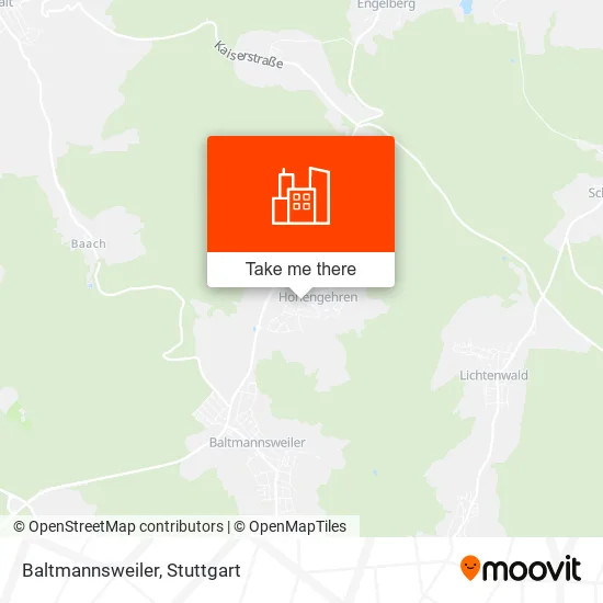 Карта Baltmannsweiler
