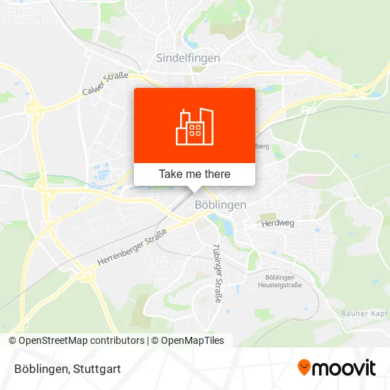 Карта Böblingen
