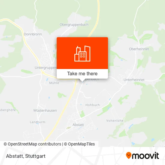 Abstatt map