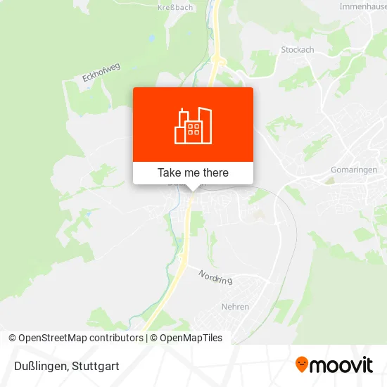 Карта Dußlingen