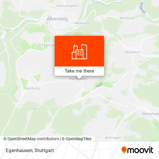 Карта Egenhausen