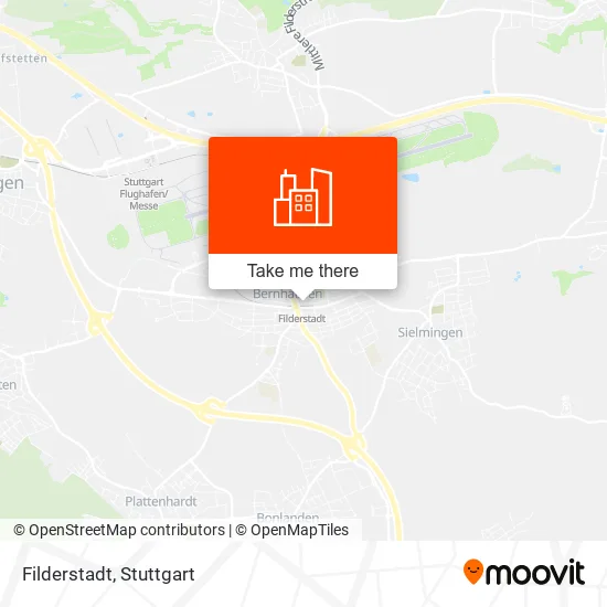 Карта Filderstadt