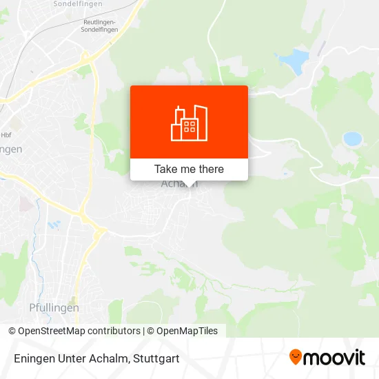 Карта Eningen Unter Achalm