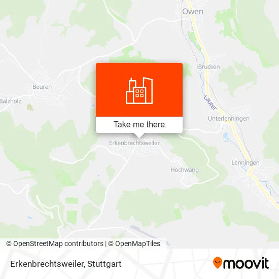 Карта Erkenbrechtsweiler
