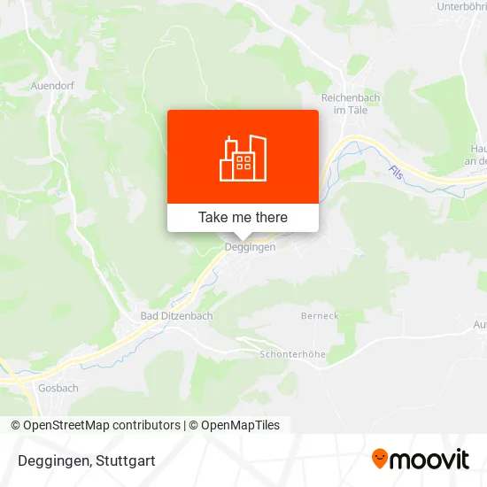 Карта Deggingen
