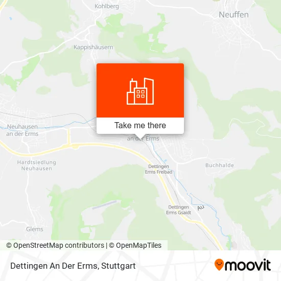 Dettingen An Der Erms map