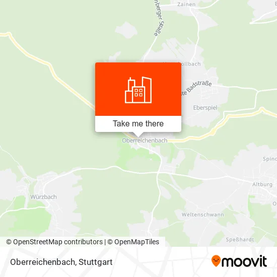 Карта Oberreichenbach