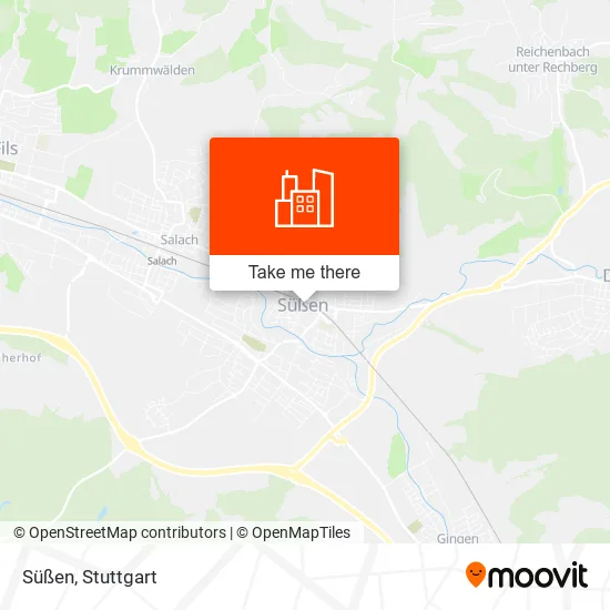 Карта Süßen