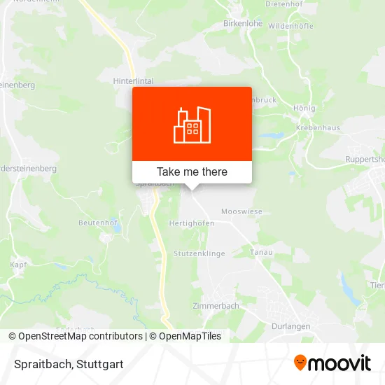 Карта Spraitbach