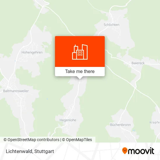 Карта Lichtenwald