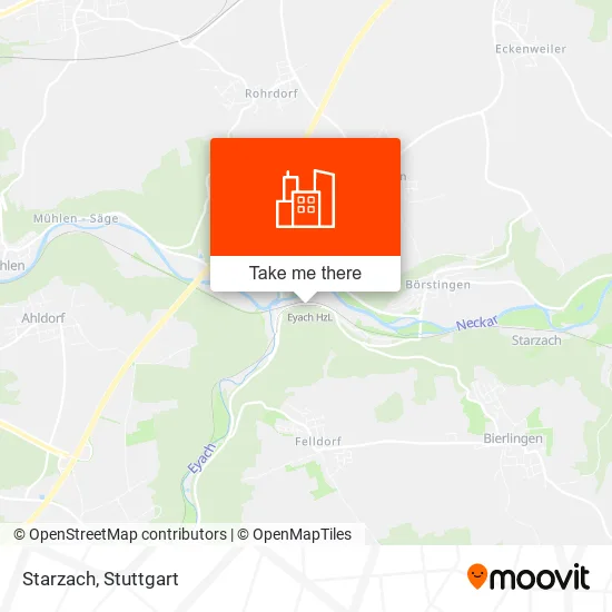 Starzach map