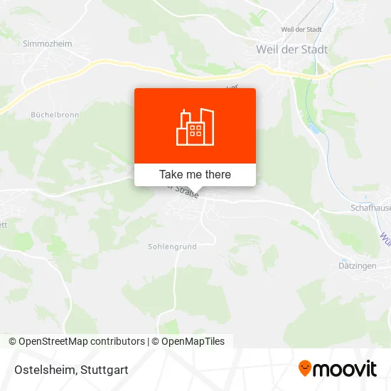 Карта Ostelsheim