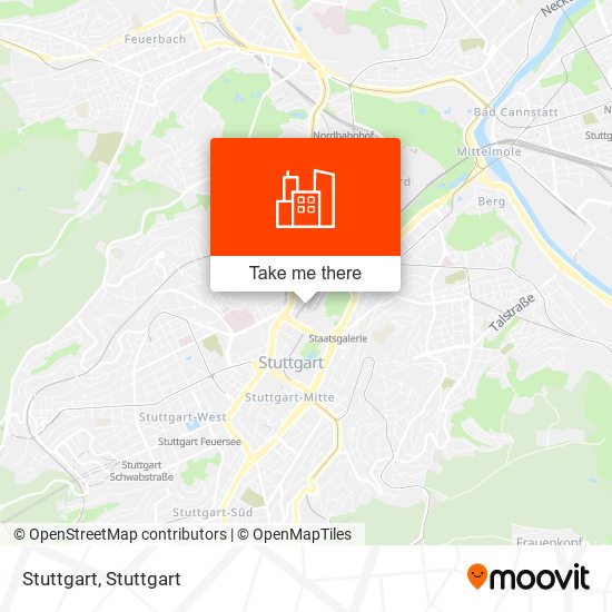 Stuttgart map