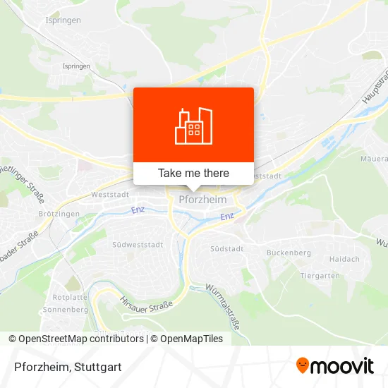 Карта Pforzheim