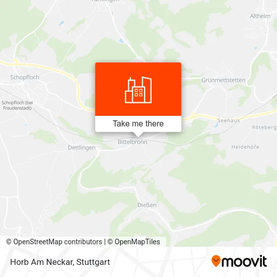 Карта Horb Am Neckar