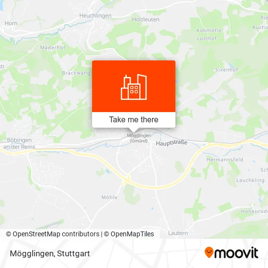 Карта Mögglingen
