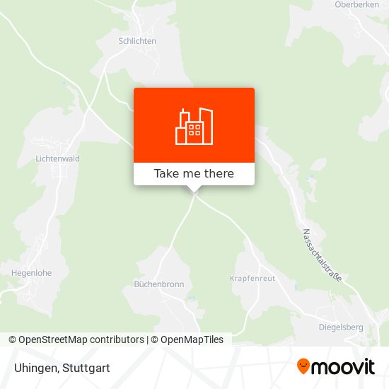 Uhingen map