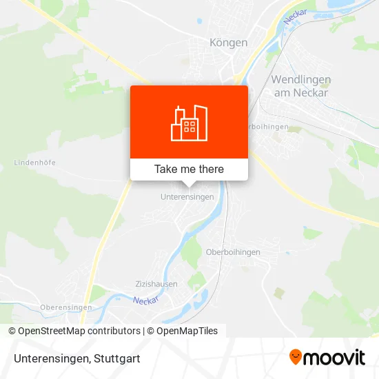 Карта Unterensingen