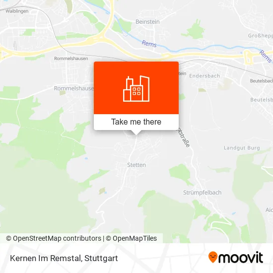 Карта Kernen Im Remstal