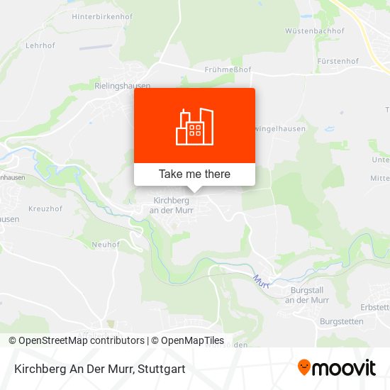 Карта Kirchberg An Der Murr