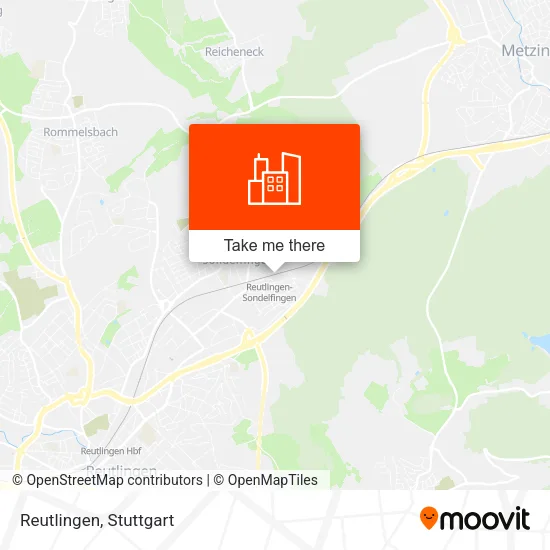 Карта Reutlingen