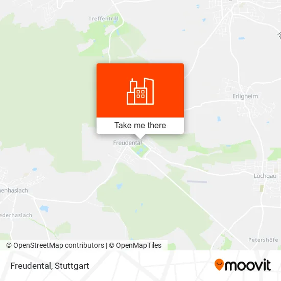 Карта Freudental