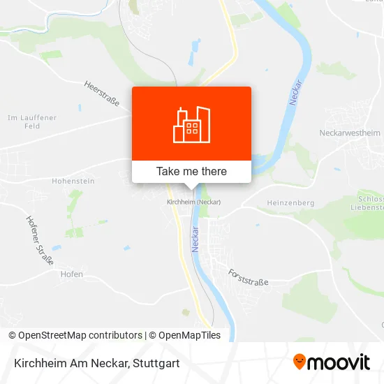 Карта Kirchheim Am Neckar