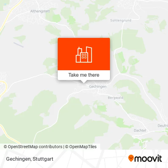 Gechingen map