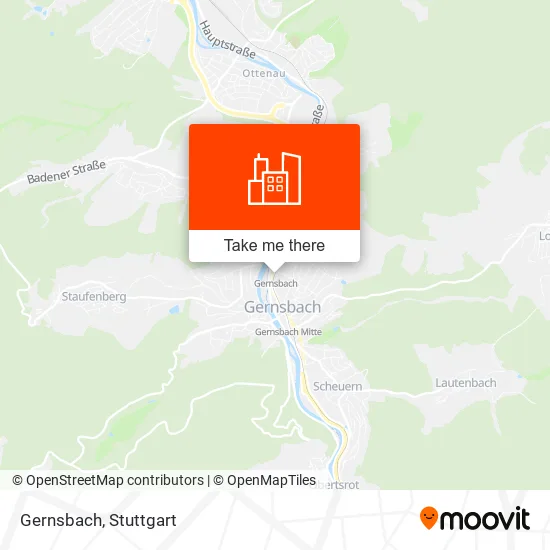 Gernsbach map