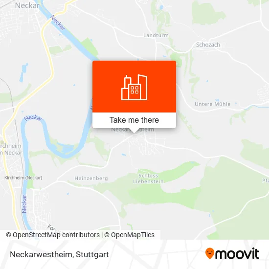 Карта Neckarwestheim