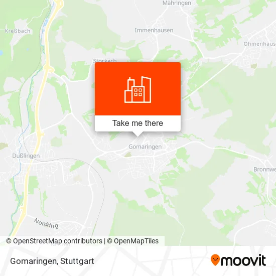 Gomaringen map