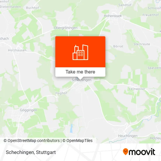 Schechingen map